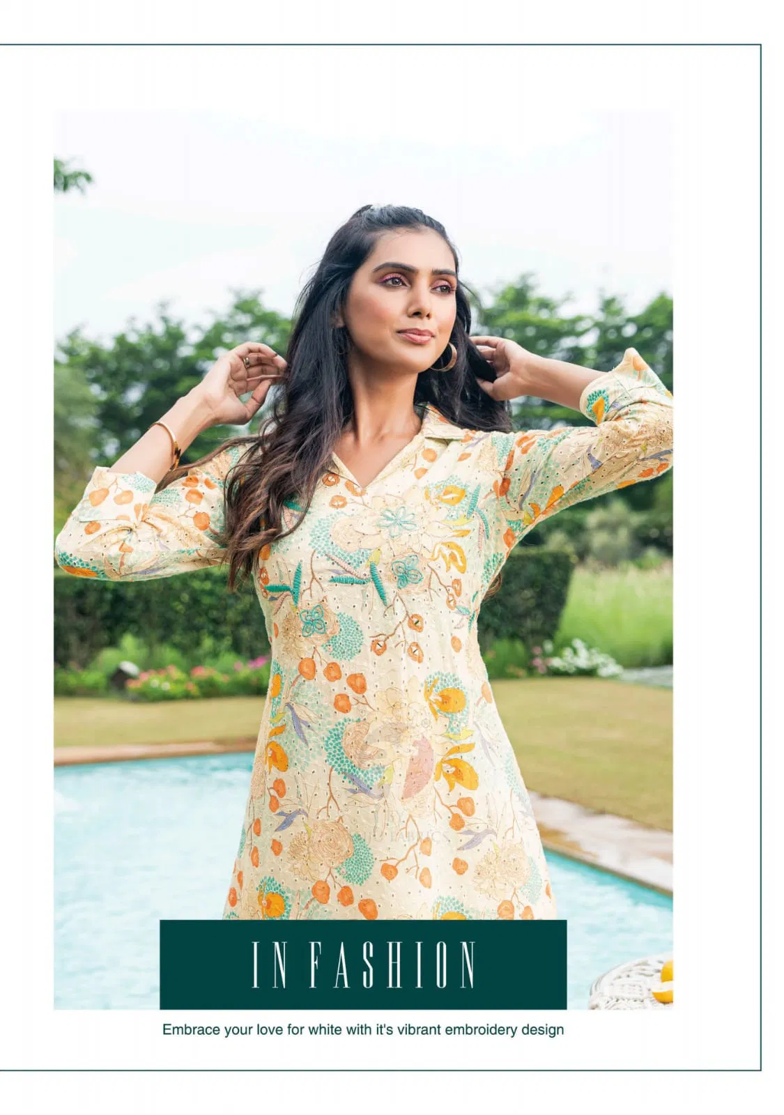 Zoya Vol 6 By Af Schiffli Work Premium Cotton Cord Set Kurti With Bottom Wholesale Price In Surat